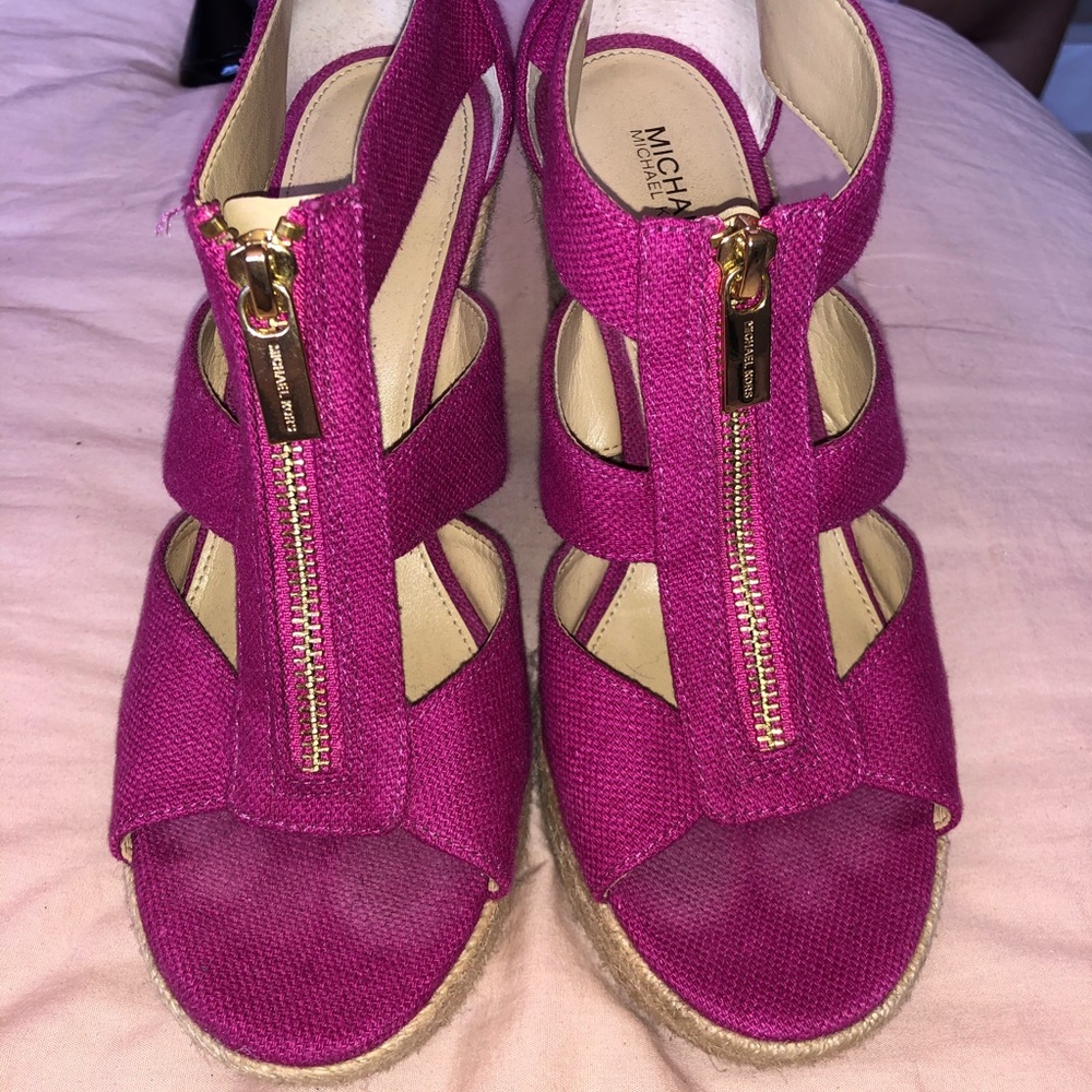 Lightly used Micheal Kors Wedges